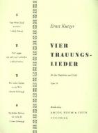 4 Trauungslieder op. 25 