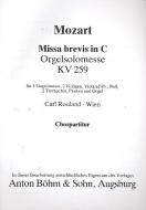 Missa Brevis C-Dur KV 259 