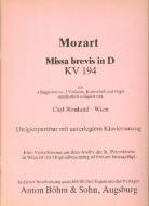 Missa Brevis D-Dur KV 194 (186H) 