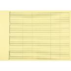 Notenblock Großpartiturblock / Arrangeur-Block Din A3 quer 