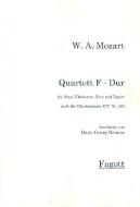 Quartett F-Dur nach der Klaviersonate KV 283 