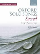 Oxford Solo Songs: Sacred (tiefe Stimme) 