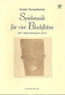 Spielmusik für 4 Blockflöten 