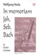 In memoriam Joh. Seb. Bach 