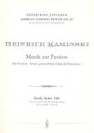 Musik zur Passion für Sopran, Tenor, gemischten Chor und Orchester 