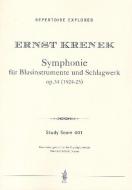 Symphonie pour instruments a vent et batterie op.34 