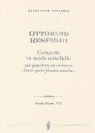 Concerto in modo misolidio per Pianoforte e orchestre 