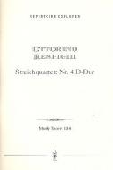 Streichquartett No. 4 Ds-Dur 