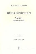 op.1 für Orchester 
