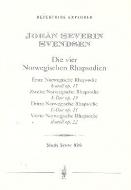 Vier Norwegische Rhapsodien für Orchester opp. 17, 19, 21, 22 