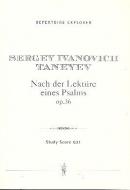 Nach der Lektüre eines Psalms op. 36 