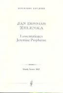 Lamentationes Jeremiae Prophetae 