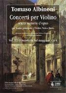 Violin Concertos Without op. Number Vol. 3 