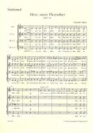 Herr, unser Herrscher SWV 27 Favoritchor 1 SATB 