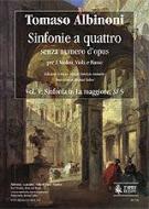 Sinfonias 'A Quattro' Without op. Number Vol. 5 