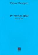 1er fevrier 2007 