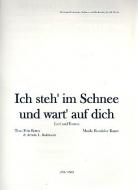 Ich steh im Schnee und wart auf dich 