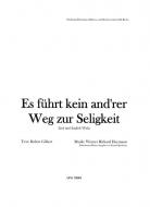 Es führt kein anderer Weg zur Seligkeit 