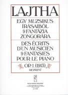 Des écrits d'un musicien 9 fantasies 