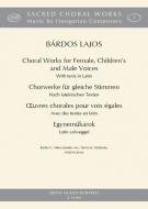 Chorwerke für gleiche Stimmen nach lat. Texten 