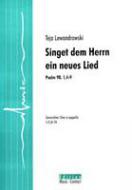 Singet dem Herrn ein neues Lied 