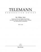 Ihr Völker, hört TWV 1:921 