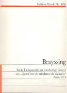 6 Fantasien für Vierchörige Gitarre 