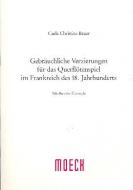 Gebräuchliche Verzierungen 