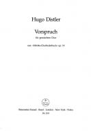 Vorspruch Wer die Musik sich erkiest op.19 Standard