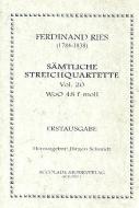Quartett F-Moll Woo 48 