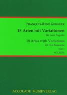 18 Arien mit Variationen für zwei Fagotte 1 