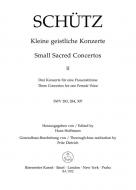 Kleine geistliche Konzerte Heft 2 Standard