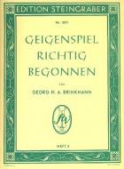 Geigenspiel richtig begonnen 2 
