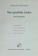 Kronberg: Vier geistliche Lieder [SSA] 