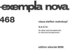 W. A. S. T. E für Oboe und Live-Elektronik 