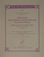 Offertorium in Sacra Nocte nativitatis Domini nostri Jesu Christi 