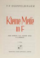 Kleine Messe in F 