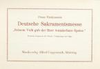 Deutsche Sakramentsmesse 
