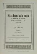 Missa Dominicalis quinta in honorem St. Joseph op. 67 b 