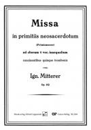 Missa in primitiis neosacerdotum op. 152 