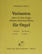 Varianten einer 12-Ton-Folge Johann Sebastian Bachs Standard