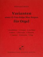 Varianten einer 12-Ton-Folge Max Regers 