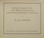 Kurze Anleitung zur Begleitung des Gregorianischen Gesang 