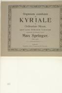 Organum comitans ad Kyriale seu Ordinarium Missae 