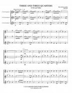 Three and Three Quarters 