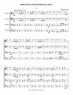 Three Pieces For Trombone Quartet 