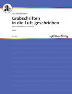 Grabschriften in die Luft geschrieben Standard