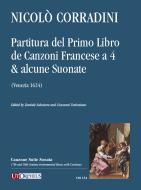 Partitura del Primo Libro de Canzoni Francese à 4 & alcune Suonate 