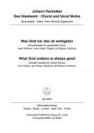 Was Gott tut, das ist wohlgetan 