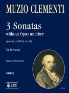 3 Sonatas Without Op. Number 